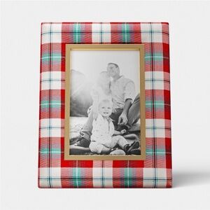 4”x6” Plaid Picture Frame - Threshold™